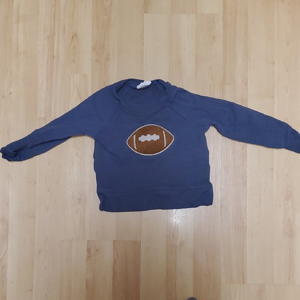 Angel Dear Navy Sweatshirt Football